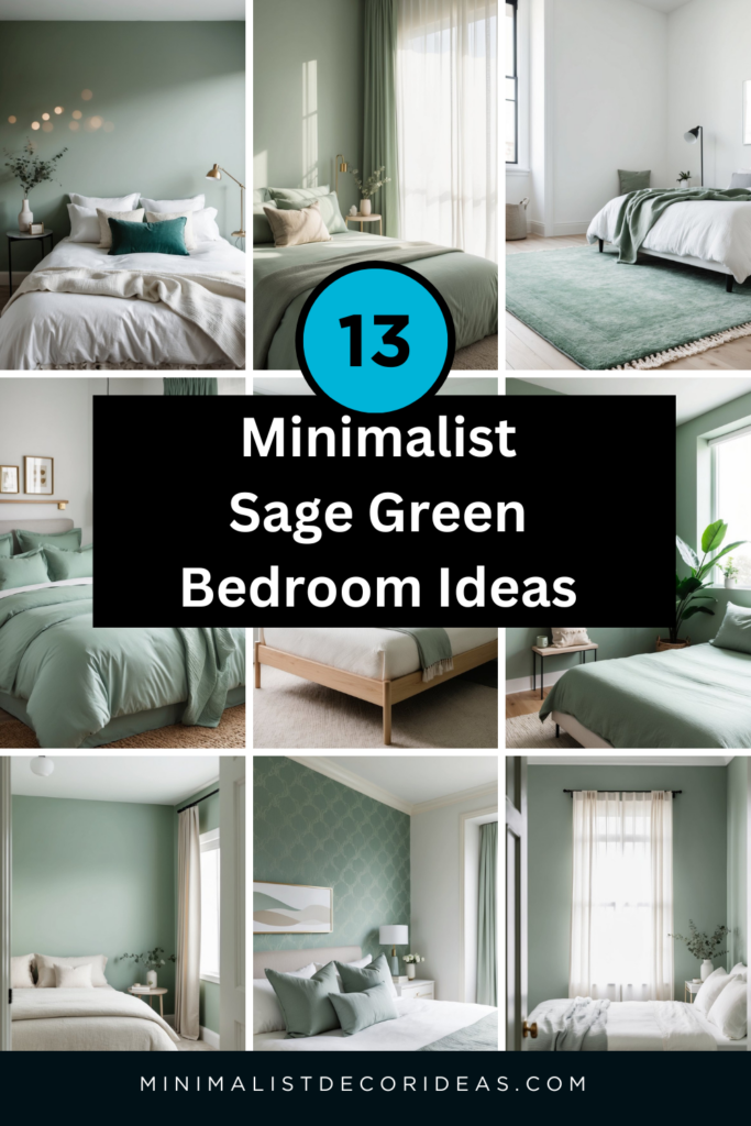 Minimalist Sage Green Bedroom Ideas